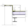 RENOLIT ALKORPLAN F - Tetőszél kialakítás parapetfalnál - CAD fájl